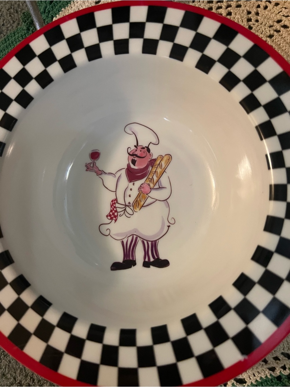NWOT Lot 6 Fat Chef by Trisa 8” Depth 2” Melamine